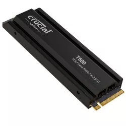 Crucial T500 with heatsink   1TB PCIe Gen4 NVMe M.2 SSD