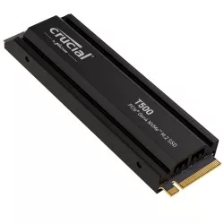 Crucial T500 with heatsink   2TB PCIe Gen4 NVMe M.2 SSD