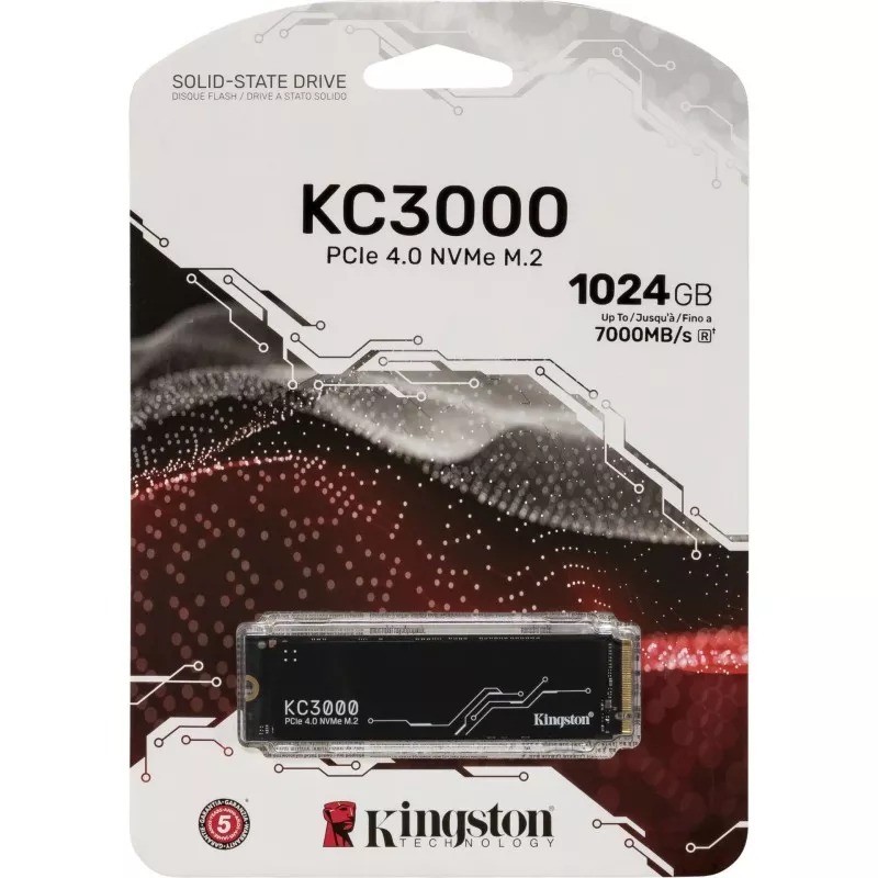 Kingston KC3000              1TB M.2 PCIe G4x4 2280