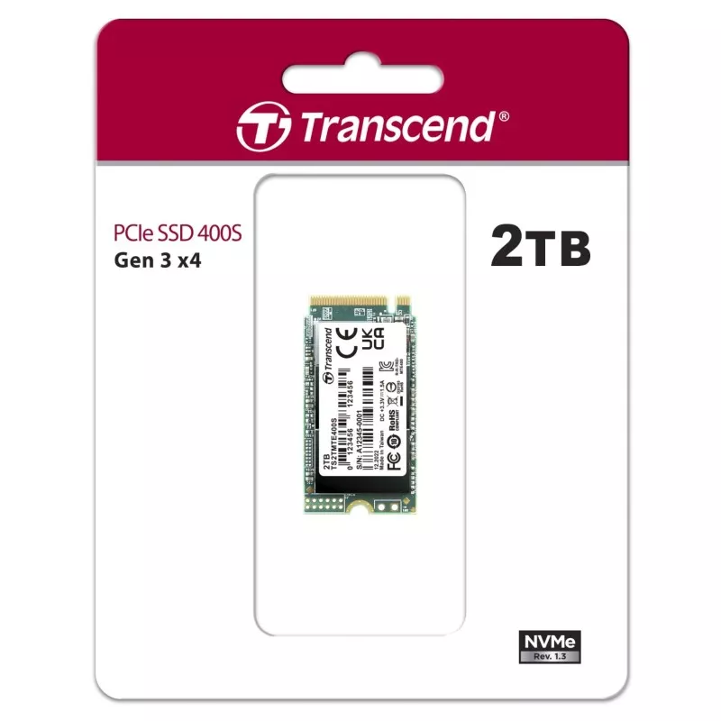 Transcend SSD MTE400S        2TB NVMe PCIe Gen3x4 3D