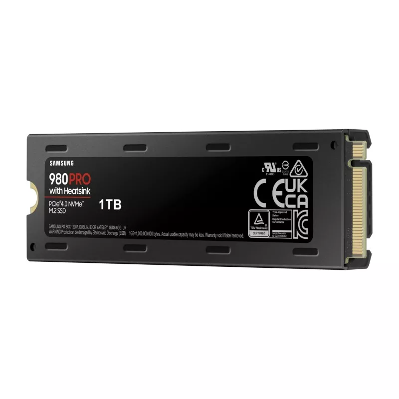 Samsung SSD 980 PRO          1TB MZ-V8P1T0CW NVMe M.2 Heatsink