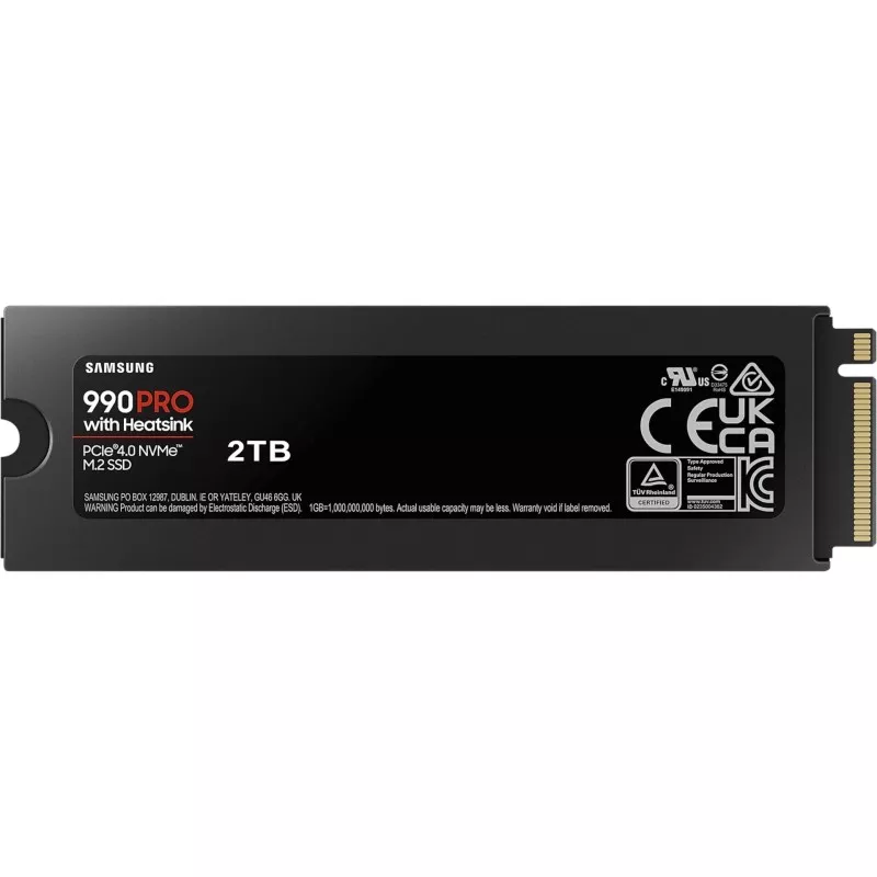 Samsung SSD 990 PRO          2TB MZ-V9P2T0GW NVMe M.2 Heatsink