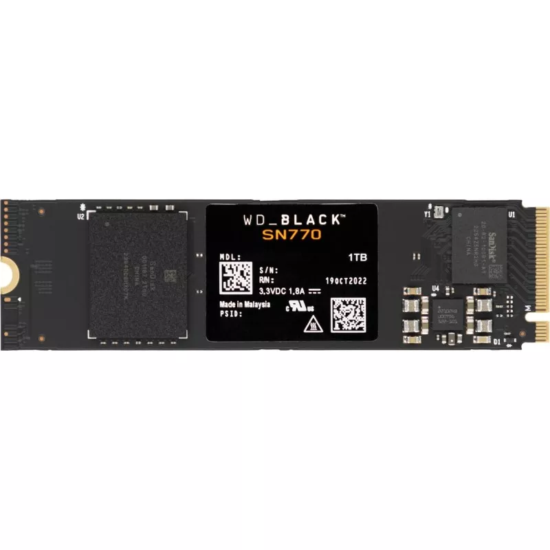 Western Digital Black SSD    1TB SN770 NvMe           WDS100T3X0E