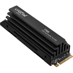 Crucial T705 with heatsink   1TB PCIe Gen5 NVMe M.2 SSD