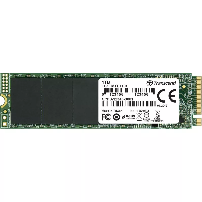 Transcend SSD MTE110S        1TB NVMe PCIe Gen3 x4