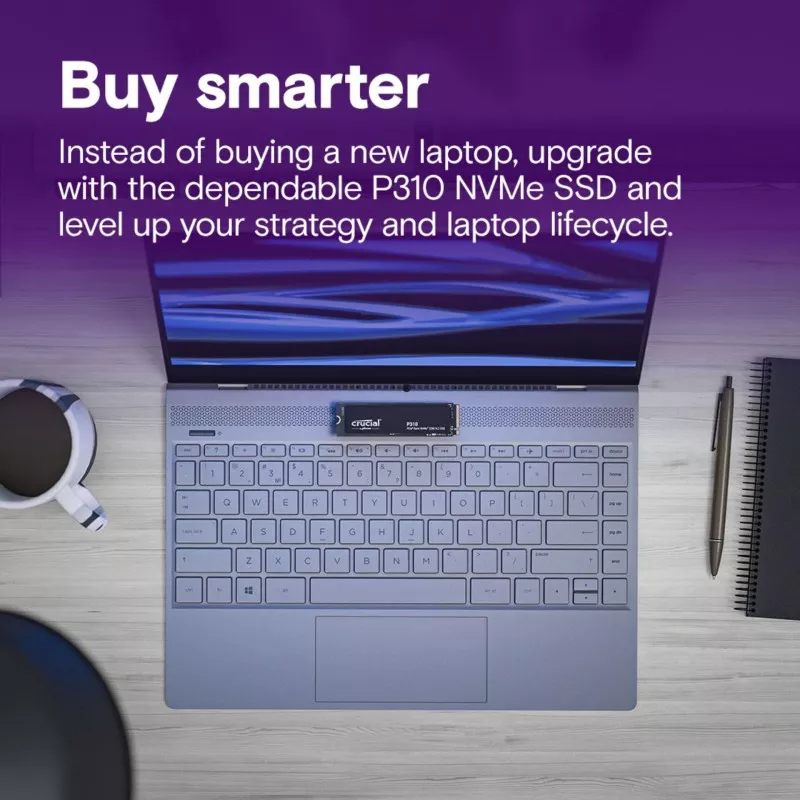 Crucial P310 Gen4 2280       2TB NVMe PCIe M.2 SSD