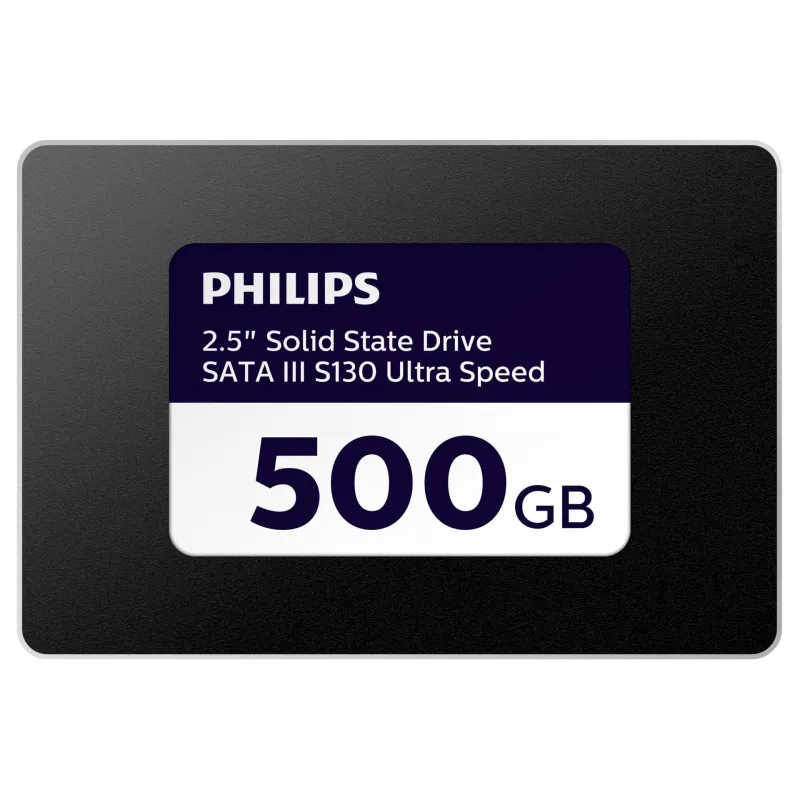 Philips Internal SSD       500GB 2.5  SATA III S130 Ultra Speed