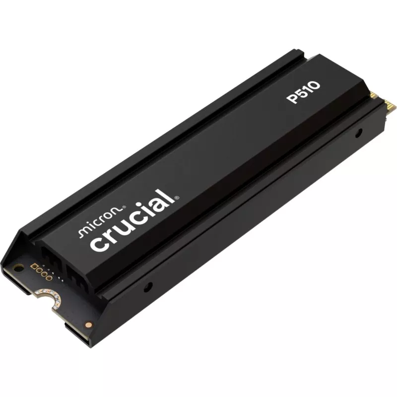 Crucial P510 Gen5 2280       2TB NVMe PCIe M.2 SSD z Heatsink