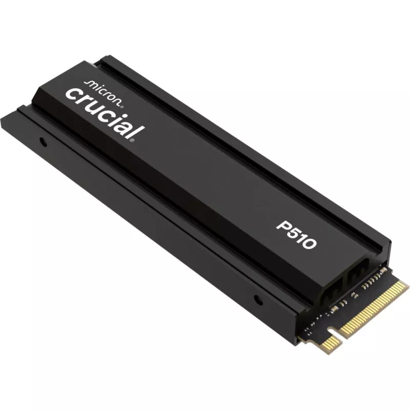 Crucial P510 Gen5 2280       2TB NVMe PCIe M.2 SSD z Heatsink