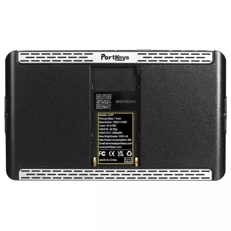 Portkeys LH7P 7 Inch black Touchscreen Monitor