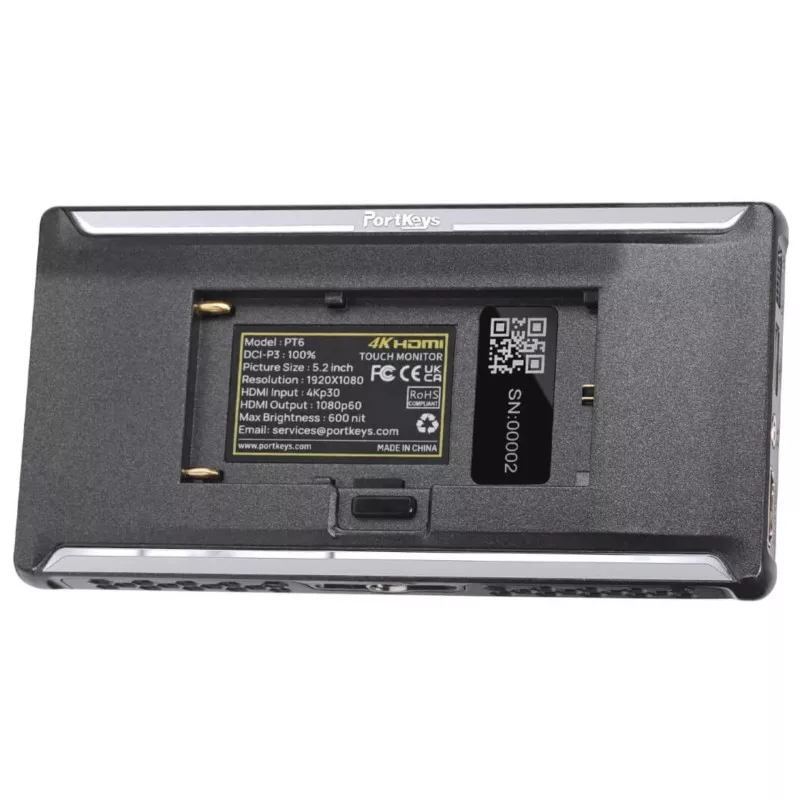 Portkeys PT6 5.2 Inch 4K HDMI Touchscreen Monitor