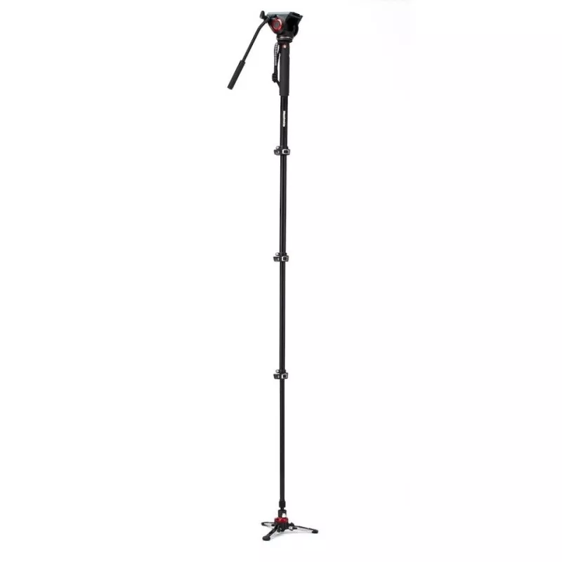 Monopod video 4 sekc z głowicą wideo