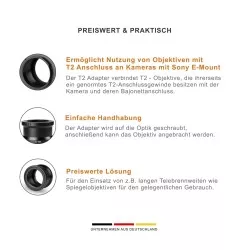 walimex pro T2 Lens to Sony E