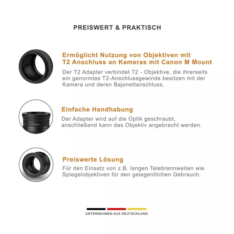 walimex pro T2 Lens to Canon M