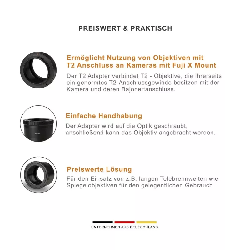 walimex pro T2 Lens to Fujifilm X