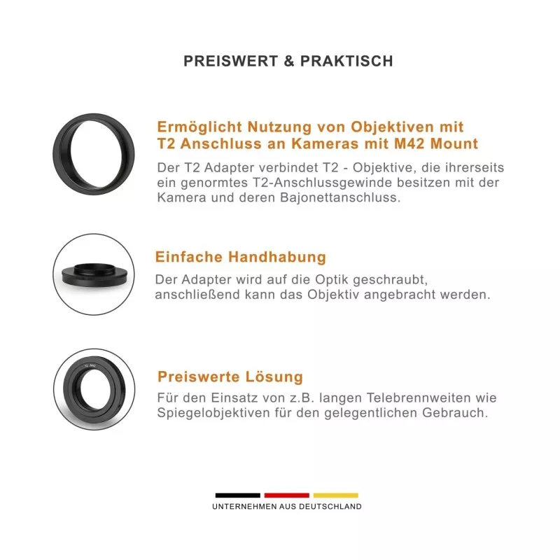 walimex pro T2 Lens to M42