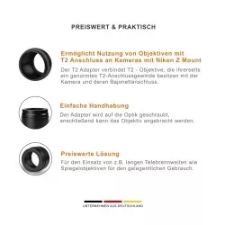 walimex pro T2 Lens to Nikon Z