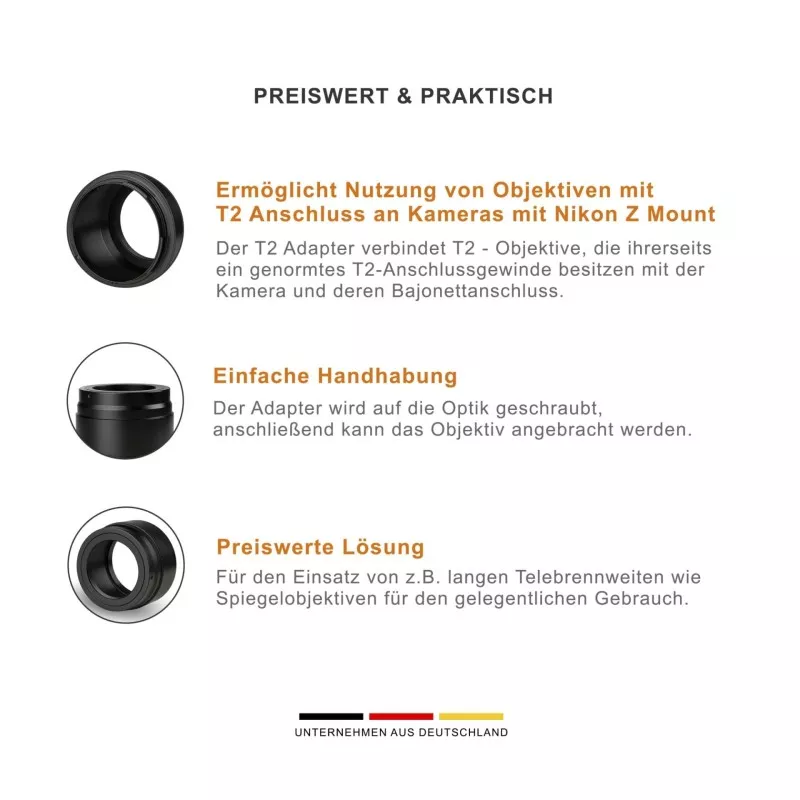 walimex pro T2 Lens to Nikon Z