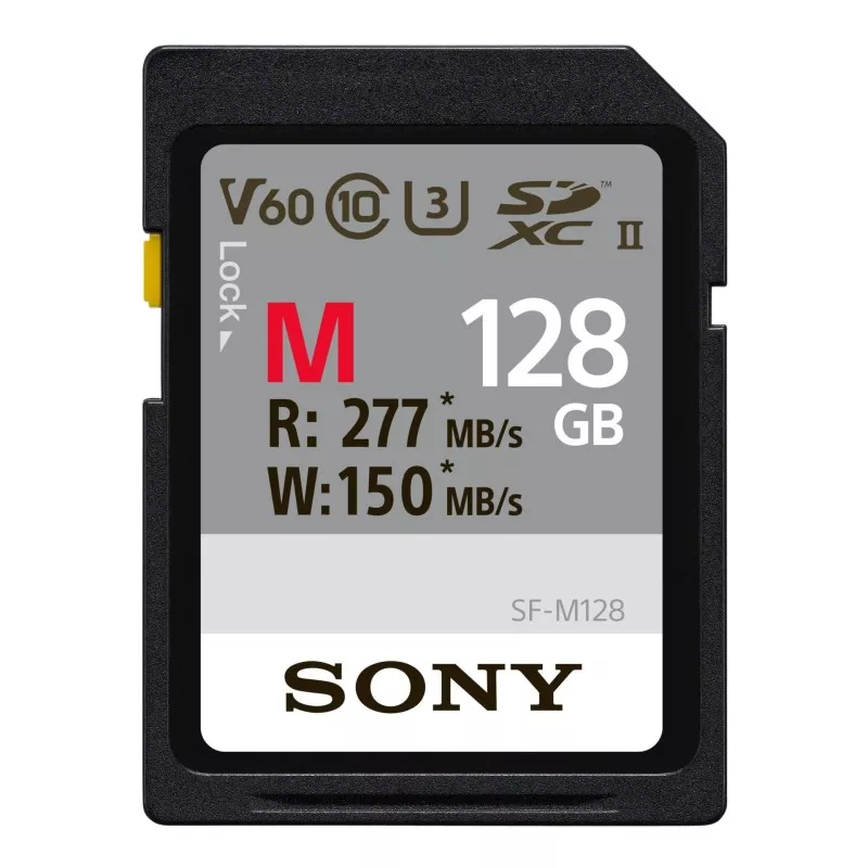 Sony SDXC M series         128GB UHS-II Class 10 U3 V60