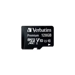 Verbatim microSDXC         128GB Class 10 UHS-I incl Adapt. 44085
