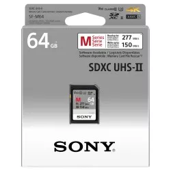 Sony SDXC M series          64GB UHS-II Class 10 U3 V60