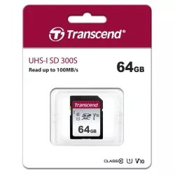 Transcend SDXC 300S         64GB Class 10 UHS-I U1