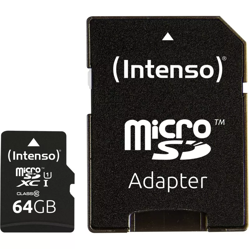 Intenso microSDXC Card      64GB Class 10 UHS-I Premium