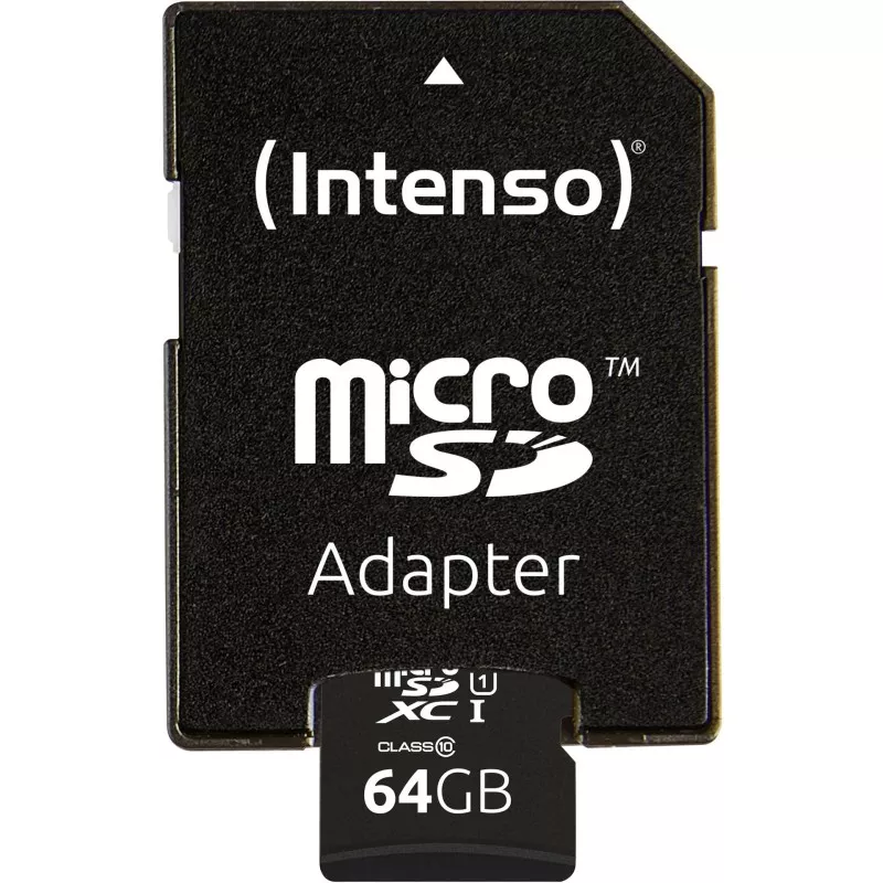 Intenso microSDXC Card      64GB Class 10 UHS-I Premium