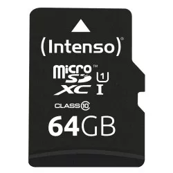 Intenso microSDXC Card      64GB Class 10 UHS-I Premium