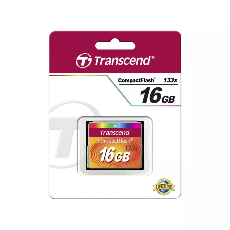 Transcend Compact Flash     16GB 133x