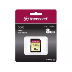 Transcend SDHC 500S          8GB Class 10 UHS-I U1