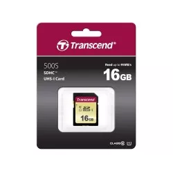 Transcend SDHC 500S         16GB Class 10 UHS-I U1 V30