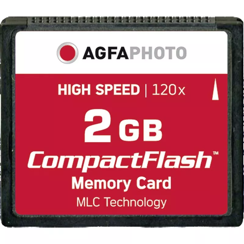 AgfaPhoto Compact Flash      2GB High Speed 120x MLC