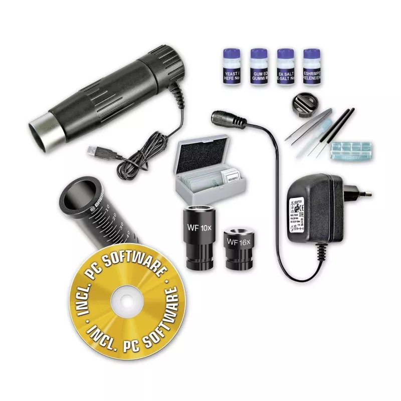 Bresser Biolux Microscope Set CEA 40x-1024x USB