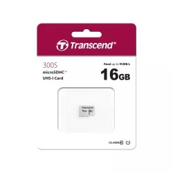 Transcend microSDHC 300S    16GB Class 10 UHS-I U1