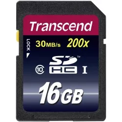 Transcend SDHC              16GB Class 10