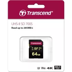 Transcend SDXC 700S         64GB Class 10 UHS-II U3 V90