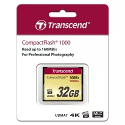 Transcend Compact Flash     32GB 1000x
