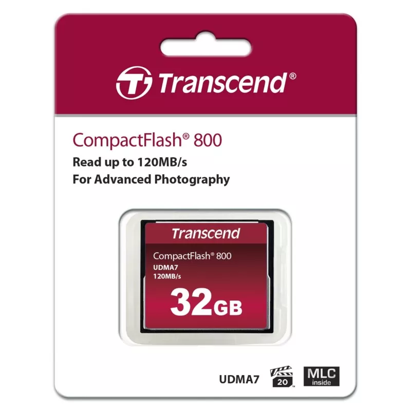 Transcend Compact Flash     32GB 800x
