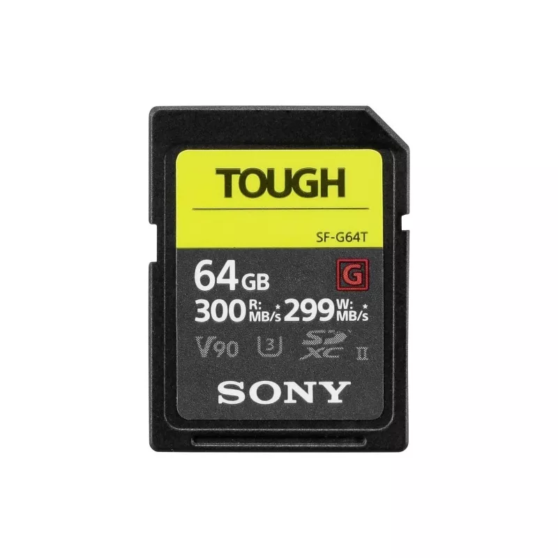 Sony SDXC G Tough series    64GB UHS-II Class 10 U3 V90