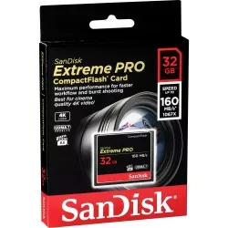 SanDisk Extreme Pro CF      32GB 160MB/s         SDCFXPS-032G-X46