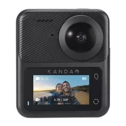 Kandao QooCam 3 360° Action Camera - Motorcycle Combo