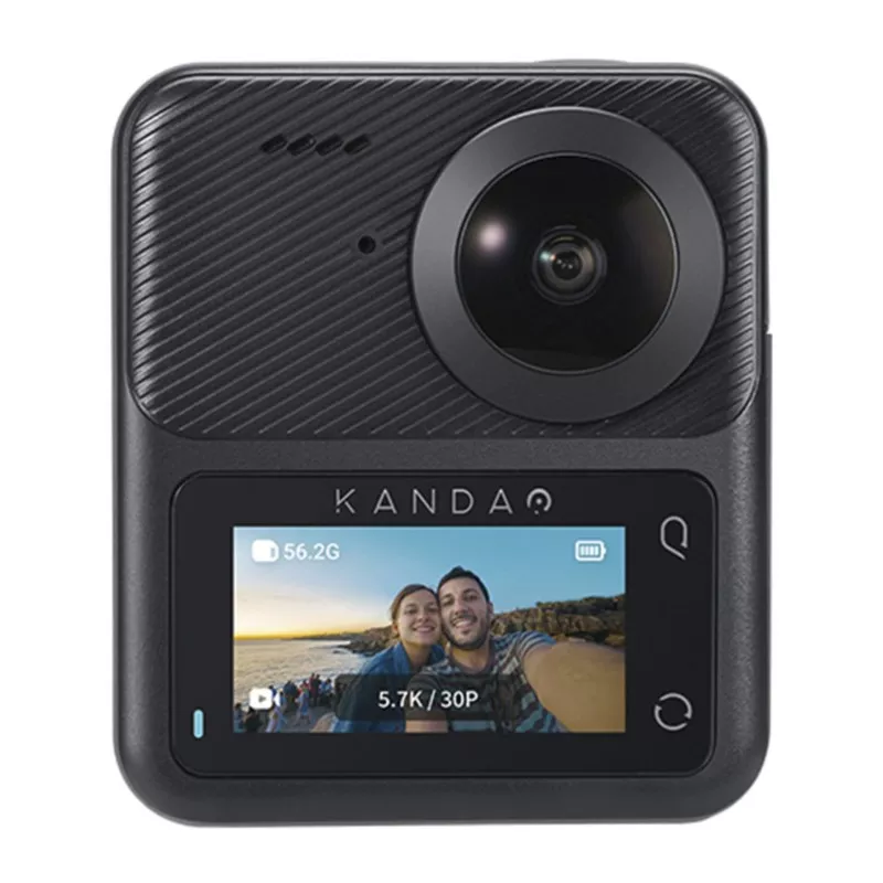 Kandao QooCam 3 360° Action Camera - Motorcycle Combo