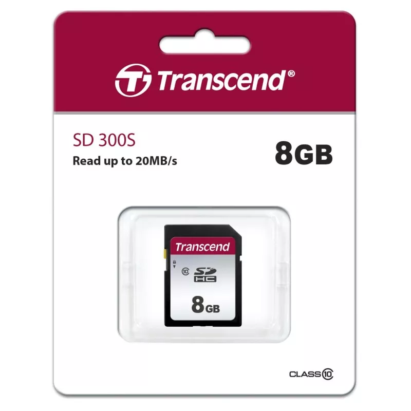 Transcend SDHC 300S          8GB Class 10
