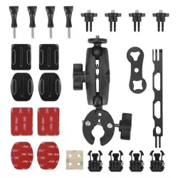 Kandao QooCam 3 360° Action Camera - Motorcycle Combo