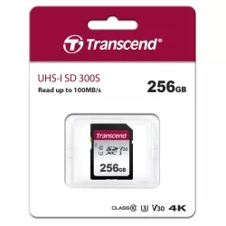 Transcend SDXC 300S        256GB Class 10 UHS-I U3 V30