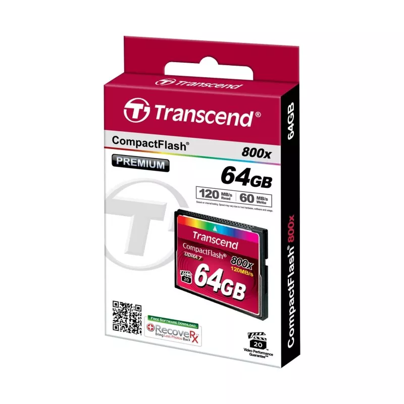 Transcend Compact Flash     64GB 800x