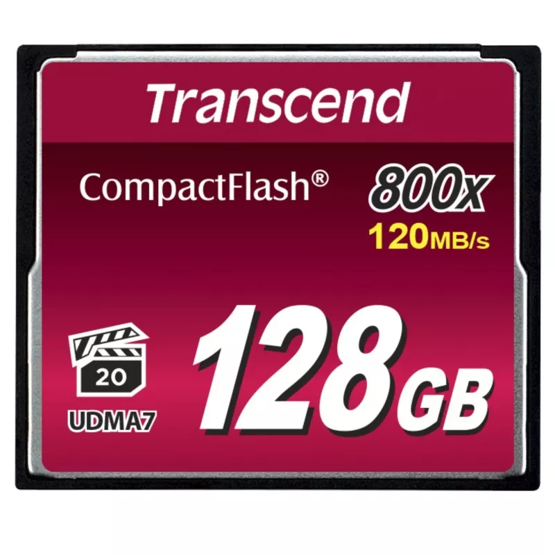 Transcend Compact Flash    128GB 800x