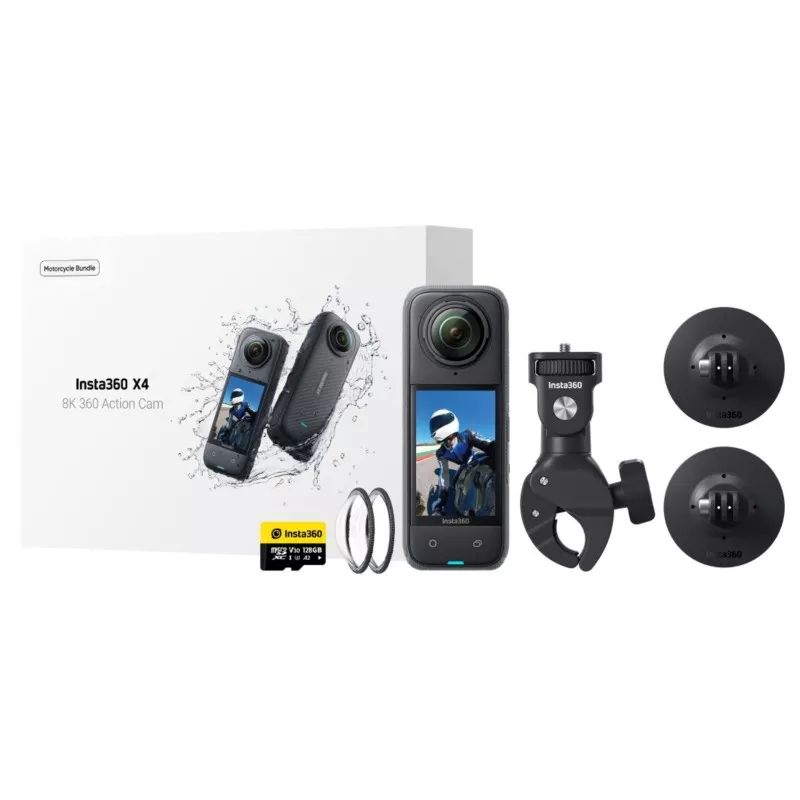 Insta360 X4 Motorrad Bundle
