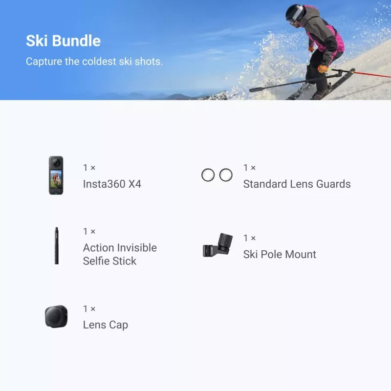 Insta360 X4 Ski Combo